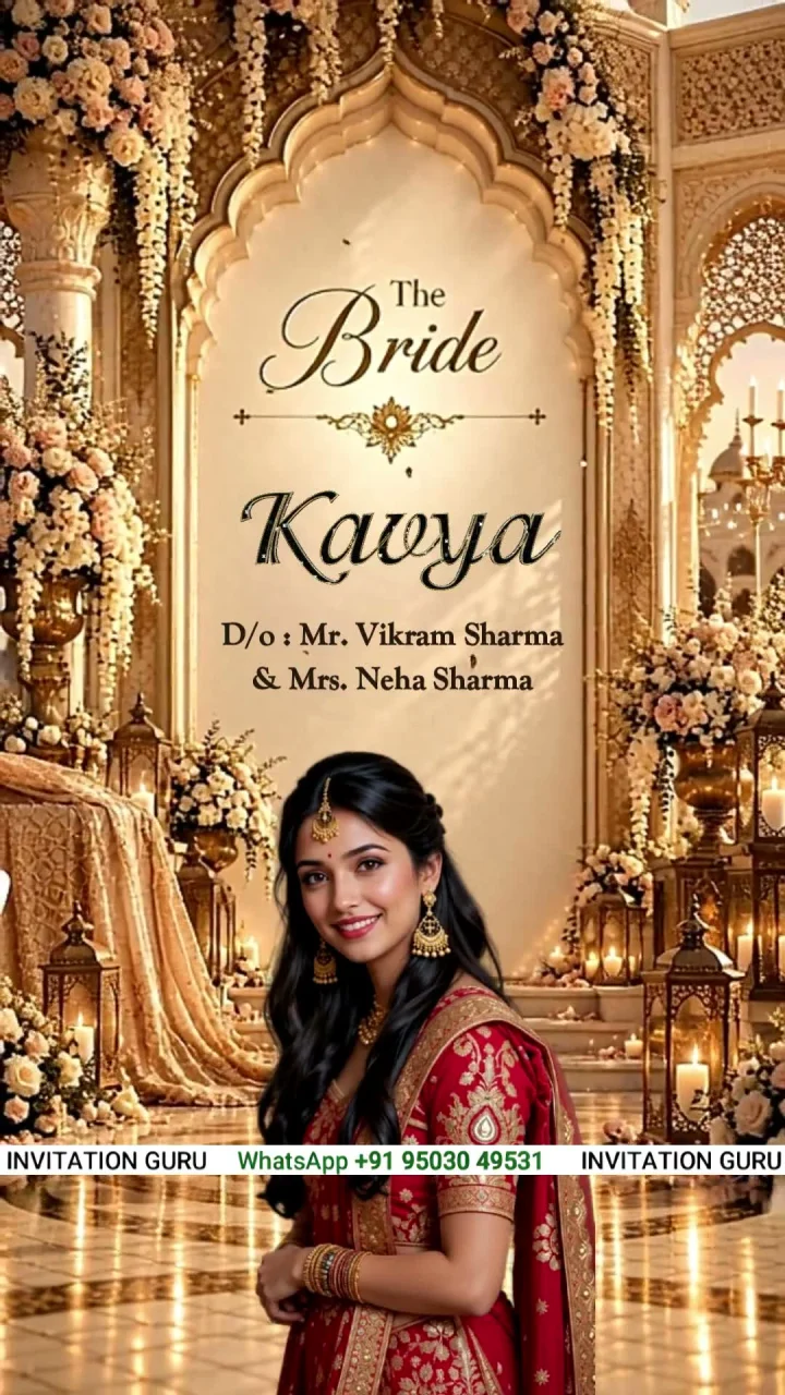 Grand Architectural Grandeur 2020 hindu wedding invitation video by InvitationGuru