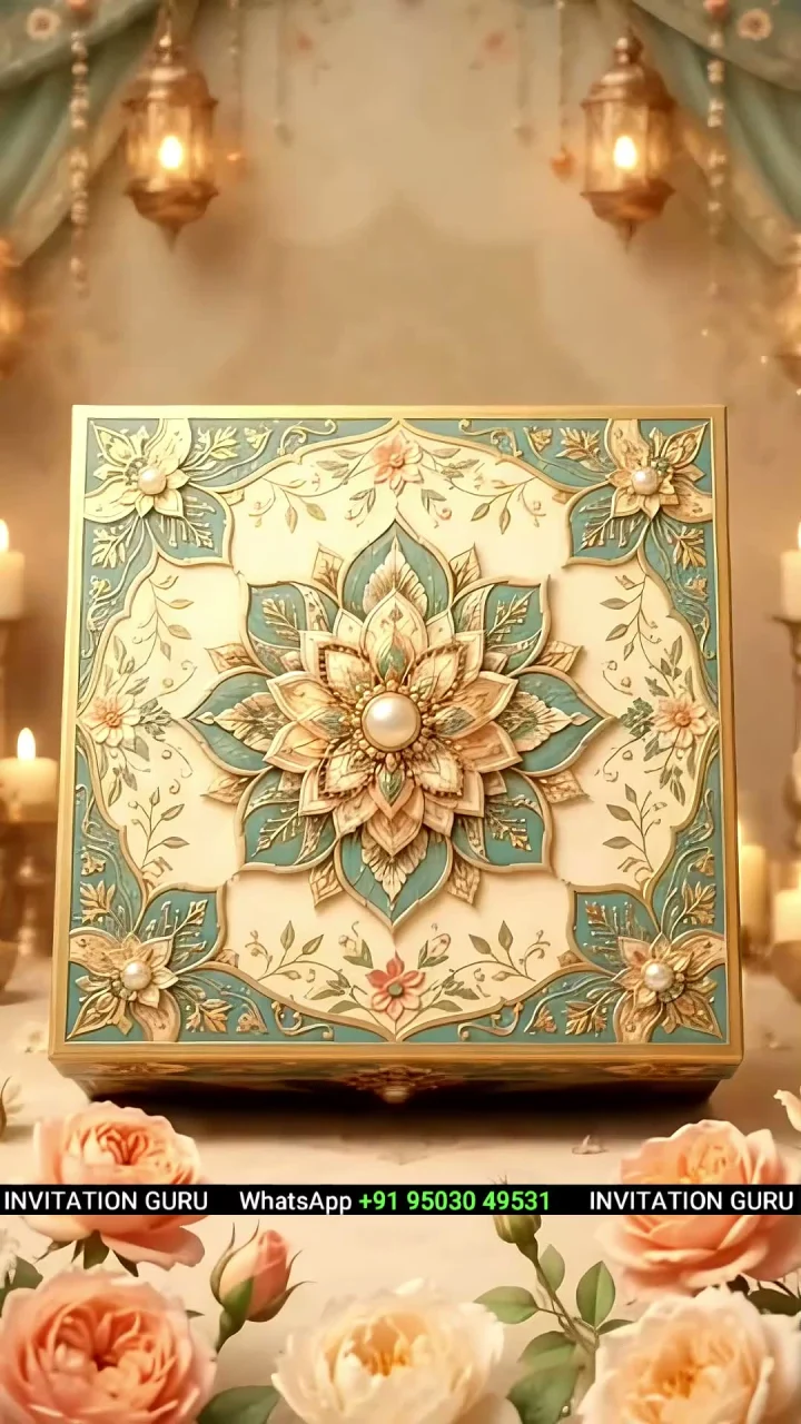 Radha Krishana Ji Krupa 7575 hindu wedding invitation video by InvitationGuru