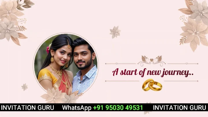 Brown 176 engagement invitation video by InvitationGuru