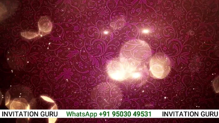 Purchase Reddish Brown 1983 marathi wedding invitation video by InvitationGuru