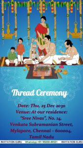 Purchase Thread Ceremony - Blue Theme - 03