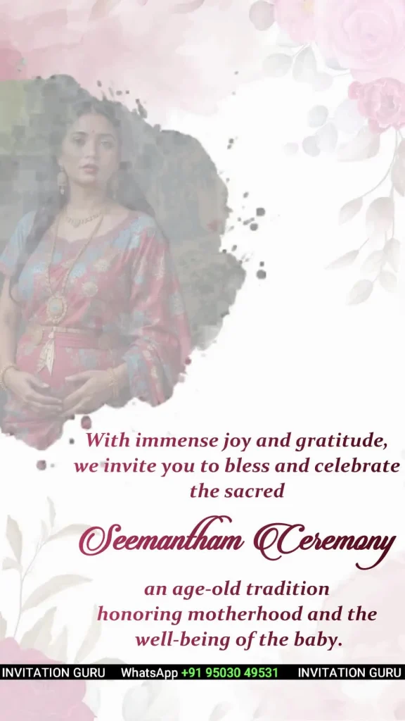 Baby Shower Invitation Story Theme Pink Roses 02 – personalised baby shower invitation video by InvitationGuru