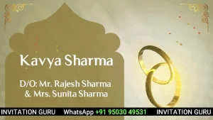 Ring Ceremony Khaki Color & Golden Ring 06