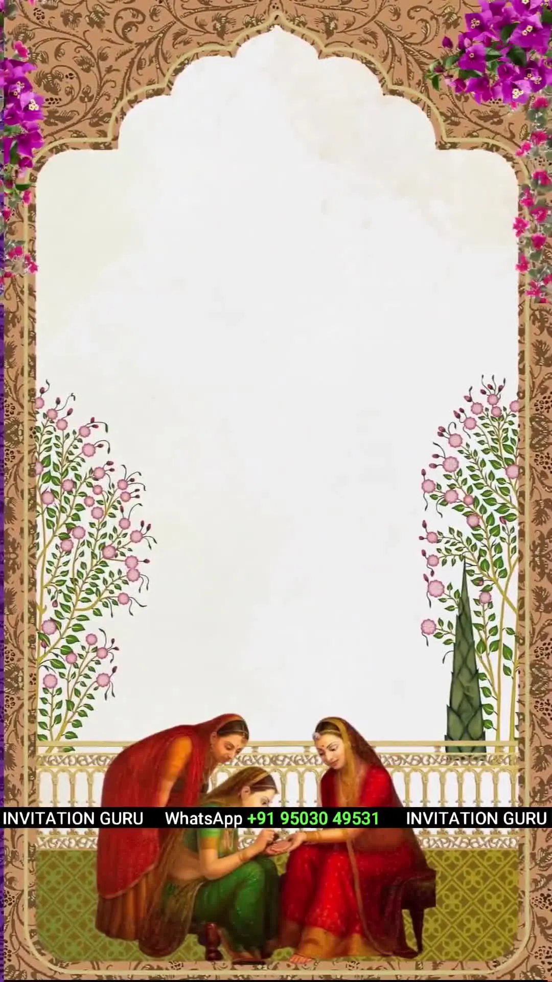 Hindu Wedding Invite Story Theme Royal Entry 01 1052 – personalised wedding invite in reels style invitation video by InvitationGuru