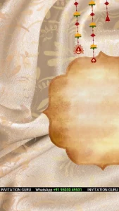 Wedding Invite Story Theme Royal Red & Golden Theme 1075 | Exclusive Wedding Video Invitation