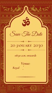 Order Brown Theme Wedding Invitation