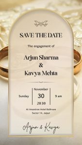 Buy Brown Beige Modern Simple Wedding Invitation Video