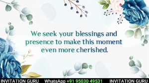 Purchase Annaprashan Ceremony - Blue flowers - 03
